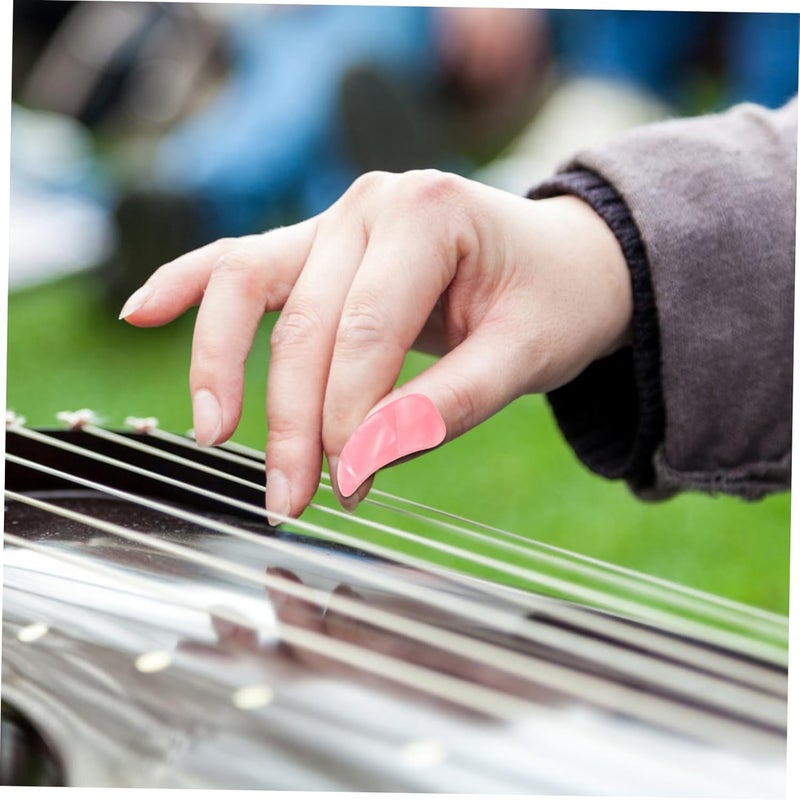 8 Pack Guzheng Finger Covers Nail Tapes for Guzheng Practice Easy-to-use Nail Protectors - Image 3
