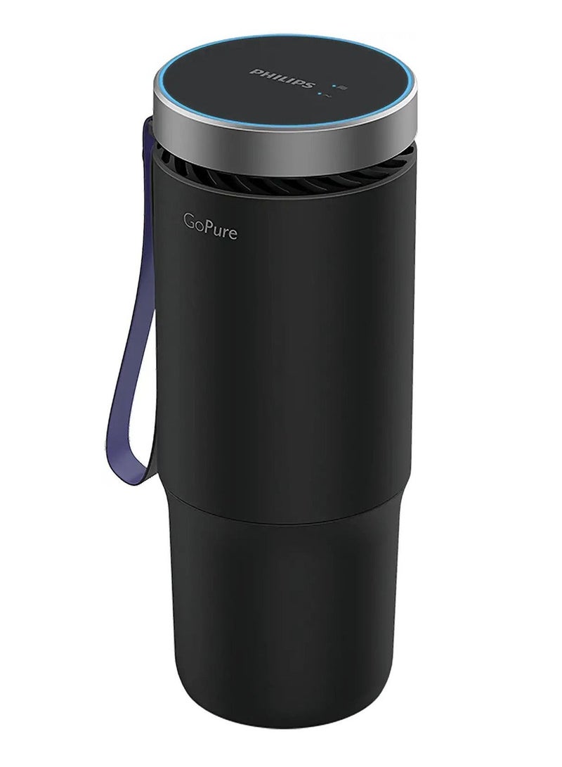 Philips GoPure cup holder car air purifier with UV filtration and HESAMax technology gp5611 - Image 1