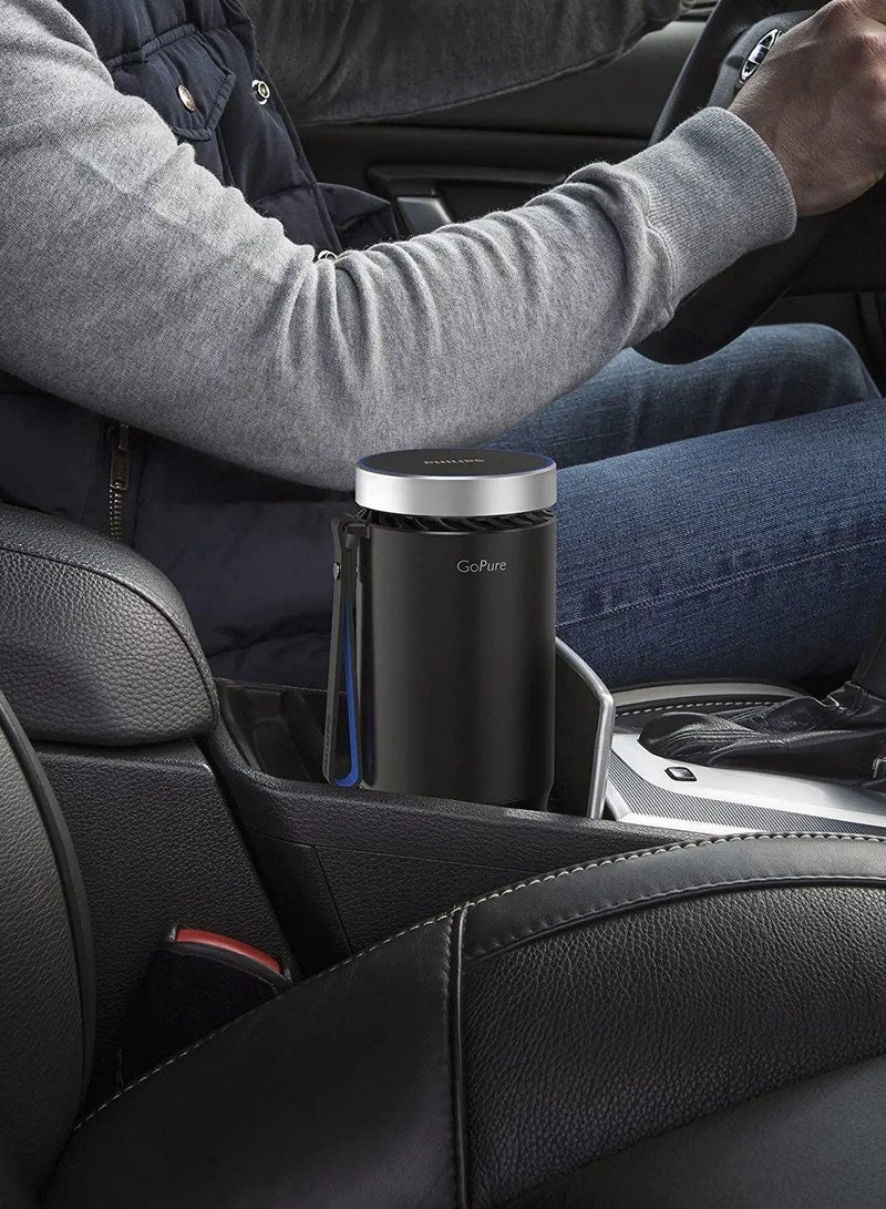 Philips GoPure cup holder car air purifier with UV filtration and HESAMax technology gp5611 - Image 3