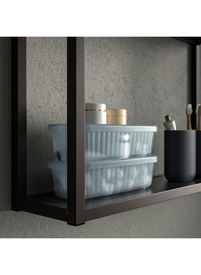 Zaboon Storage box with lid, transparent grey-blue, 9x24x7 cm/0.5 l - Image 3