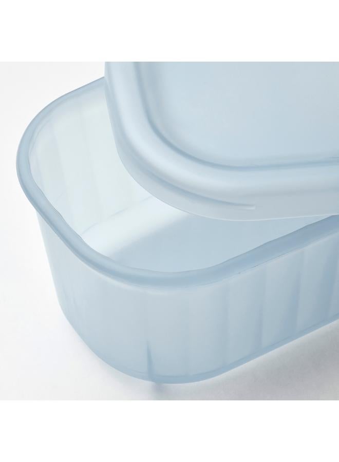 Zaboon Storage box with lid, transparent grey-blue, 9x24x7 cm/0.5 l - Image 5