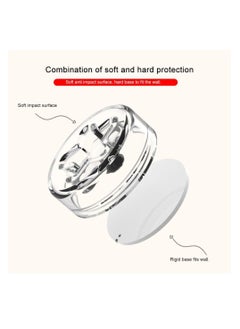 KASTWAVE Door Stopper Wall Protector, Door Knob Wall Shield, Rubber Door Bumper Wall Protector With Self Adhesive, Wall Protector Door Handle Cushion Bumpers for Refrigerator Door, Cabinets (4 PCS)  - Image 5