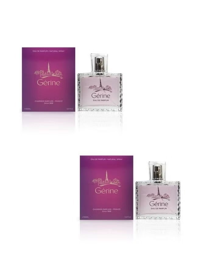 عطور شاريير عطر جيراين للنساء او دى برفيوم 100 مل1حبة + 1حبة مجانا - Image 2