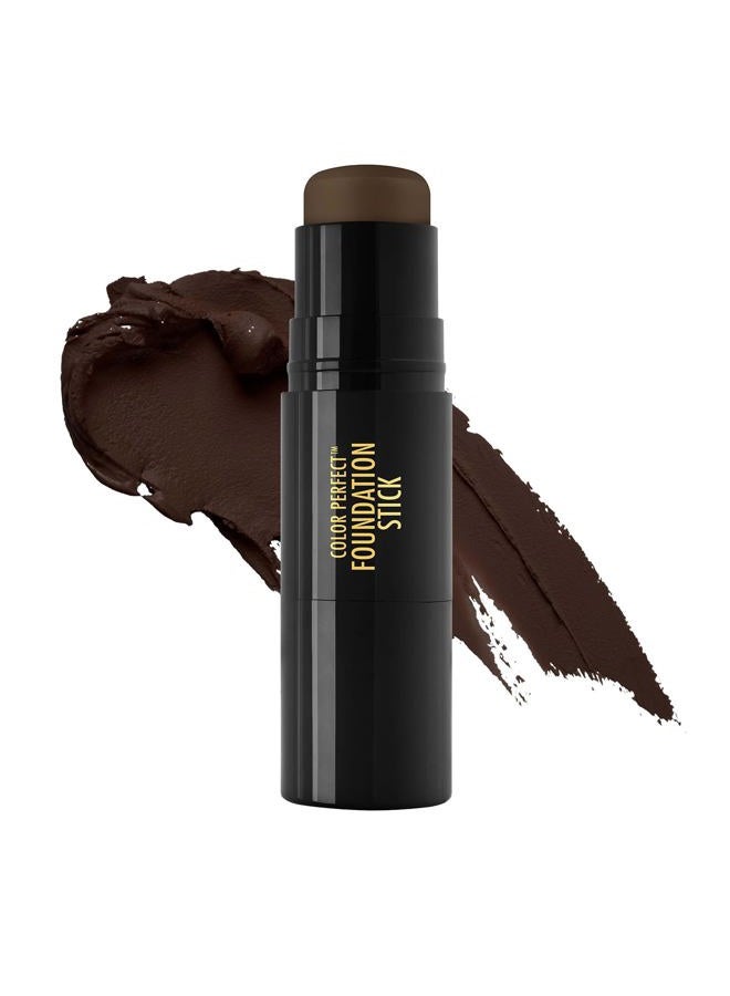 Black Radiance Color Perfect Foundation Stick with Soft Brush Applicator Duo – Buildable, Blendable Versatile Pigment-Rich Formula - Chocolate Dipped - Image 1