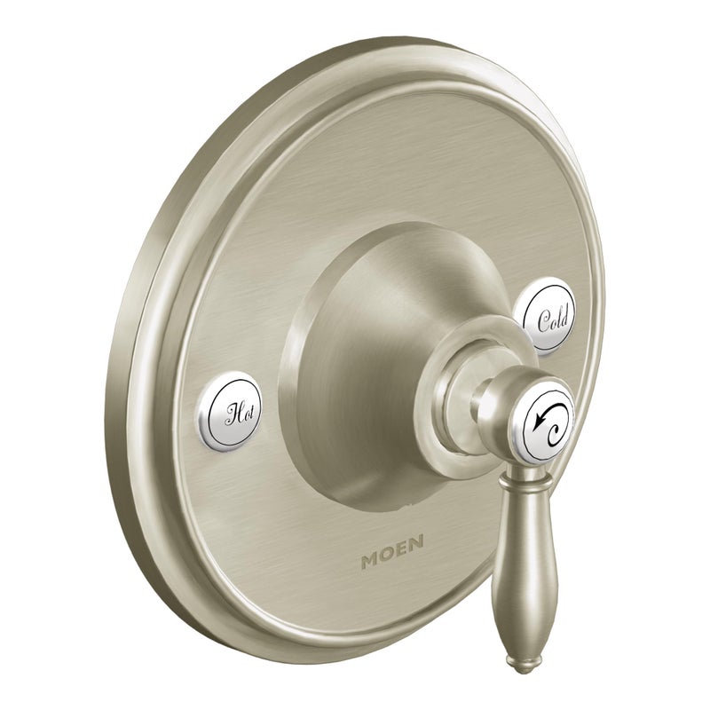 Moen Weymouth Brushed Nickel 1Handle PosiTemp Pressure Balancing Valve Trim Kit Valve Required TS3210BN