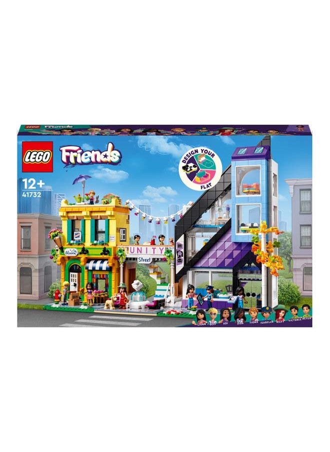 LEGO - 2,010 Pieces Lego Friends Downtown Flower And Design Stores 41732 Building Toy Set - Image 1