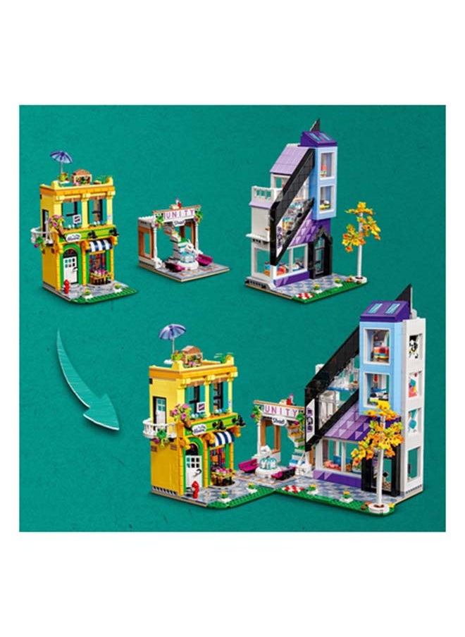 LEGO - 2,010 Pieces Lego Friends Downtown Flower And Design Stores 41732 Building Toy Set - Image 1