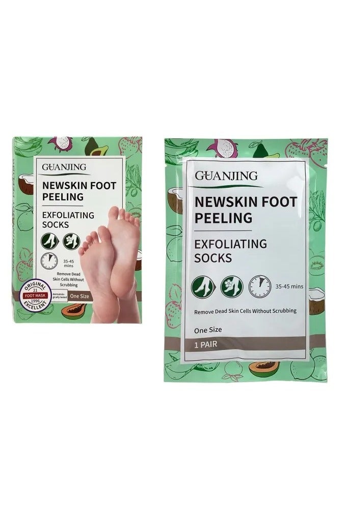 GUANJING 2 Pieces Foot Peeling Socks One Size - Image 1
