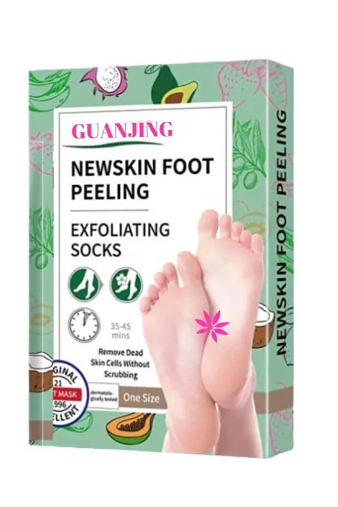 GUANJING 2 Pieces Foot Peeling Socks One Size - Image 2