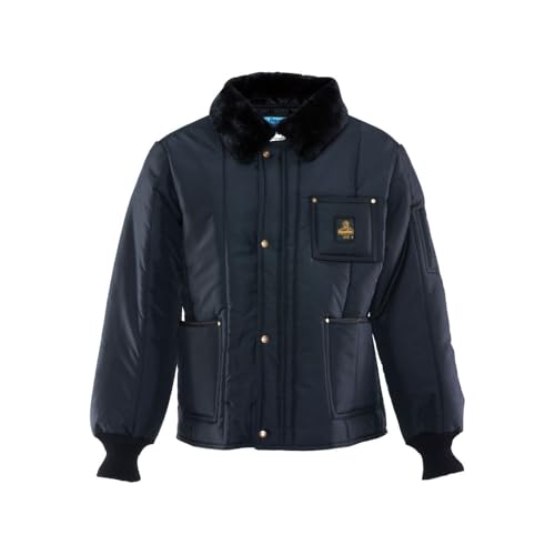 RefrigiWear Men's Iron-Tuff Polar Jacket - Insulated to -50°F Men's Winter Jacket - Wind & Water-Resistant Winter Coat - Navy - X-Large - Image 1