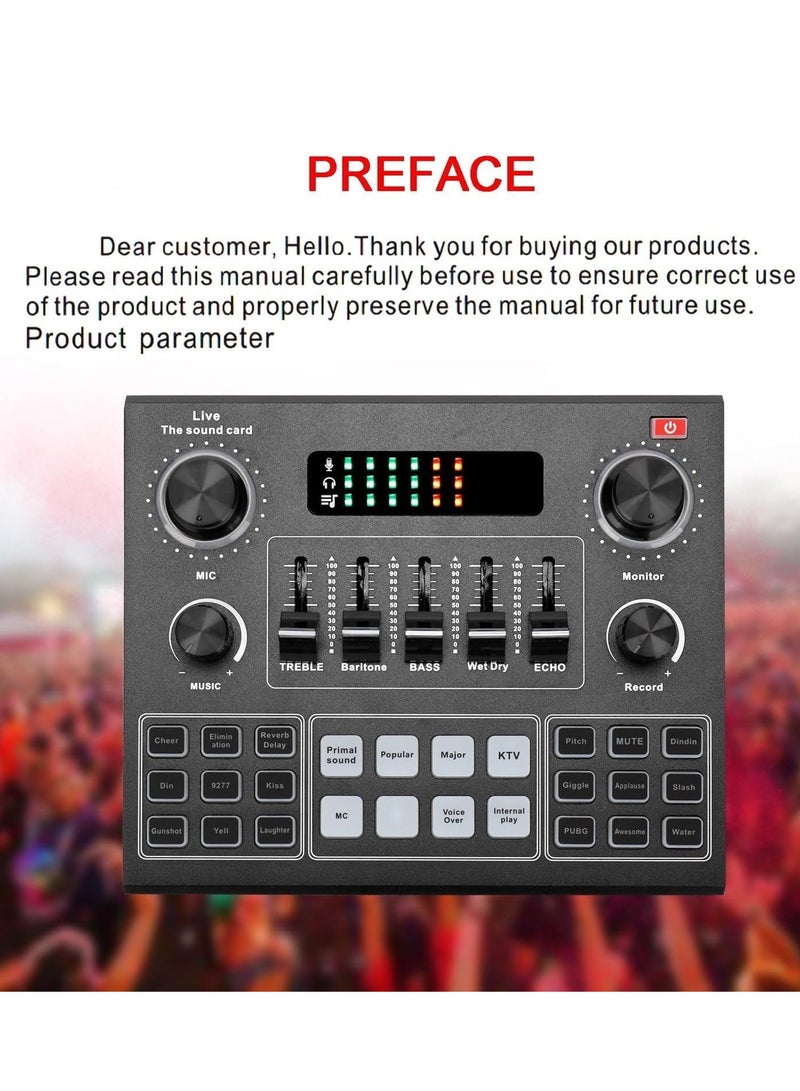 ELTRAZONE Elite V9 Sound Card & BM800 Pro Microphone Bundle for Advanced Broadcasting - Image 2