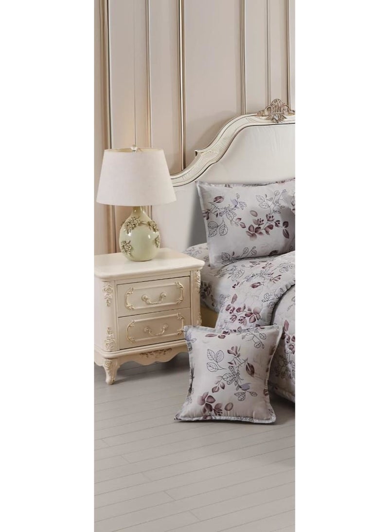 مون طقم لحاف نفرين مضغوط مشجر 6 قطع مقاس اللحاف 240x220 سم - Image 2