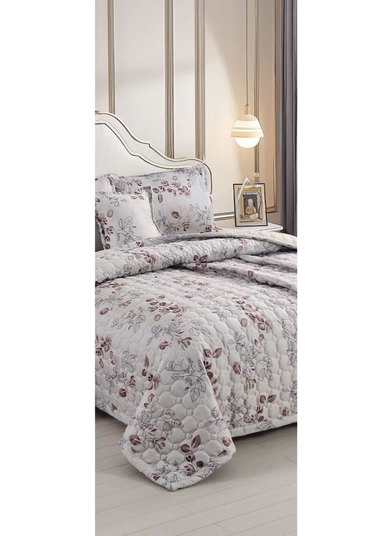 مون طقم لحاف نفرين مضغوط مشجر 6 قطع مقاس اللحاف 240x220 سم - Image 3