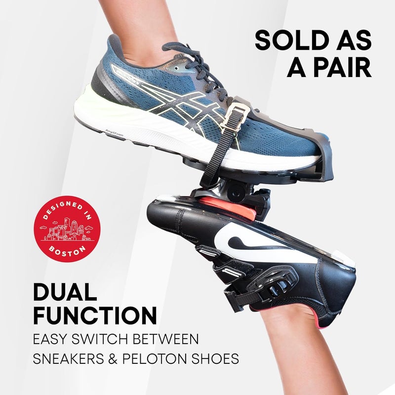 TrubliFit Dual Function Toe Cages for Peloton Bike & Bike+ - Compatible with Regular Shoes and Peloton Shoes - Image 4