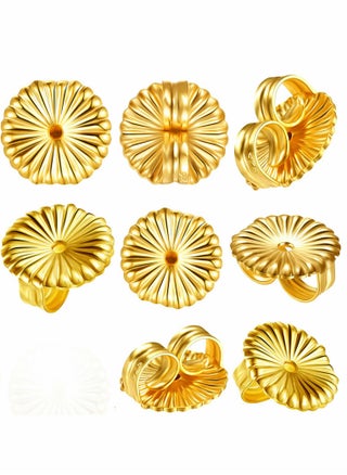 Earring Backs, Jumbo Earring Backs Large Earring Backs Secure Earring Lifters Backs Adjustable Earring Backs for Droopy Ear Heavy Support 8 Pieces (Gold,9 mm) - pzsku/ZB98882267EE8541E5D06Z/45/_/1698454591/83b996b1-d0dd-4b13-8f38-743a095d3770
