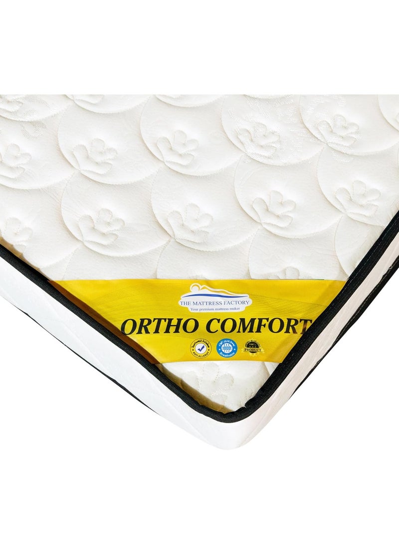THE MATTRESS FACTORY Ortho Comfort -Medicated Hard Mattress with Soft Foam Layer - Image 3