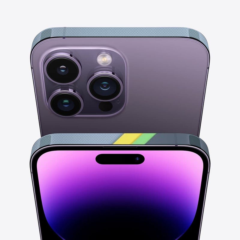 FCS ملصق جانبي من فينيل FCS لجهاز iPhone 14 Pro | ملصقات تغليف فيلم الكروم | ملصق واقي جانبي من فينيل (EAA-16) - Image 2