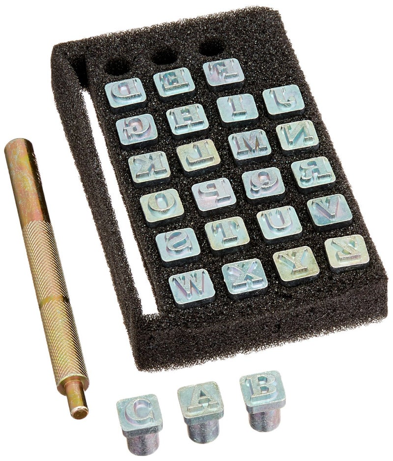 Tandy Leather EasytoDo Stamp Set Alphabet 6 mm 14 490301