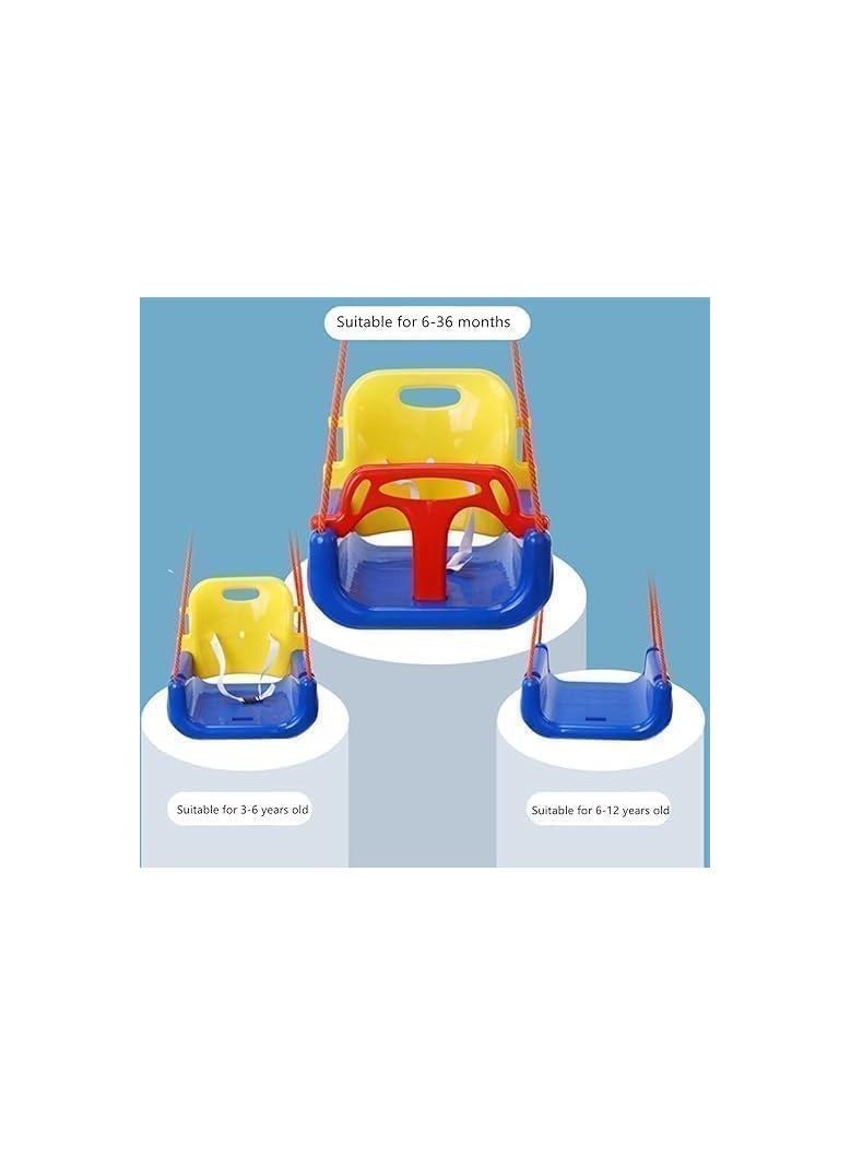 Piccasio 3 in 1 Plastic Swing for kids, Durable & Sturdy, Indoor & Outdoor Multifunctional Baby Swing, Non-Toxic Heavy Duty Seat Hanging Swing for Playground, Infants, Toddler, childern, Eco-Friendly  - Image 5