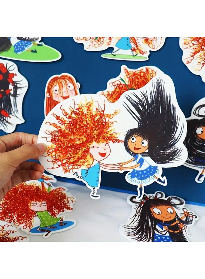 I Dont Want Curly Hair Felt Set 21pcs for Storytelling And Classroom Learning - Image 5