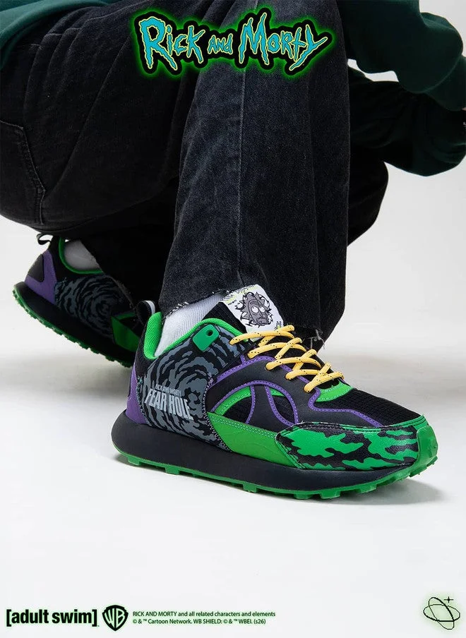 Bacca Bucci NEON GREEN Rick & Morty Sneakers for Men | Best Price UAE