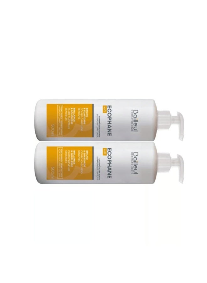 ECOPHANE Ultra Soft Shampoo for Sensitive Scalps 500ml x2 - Image 2
