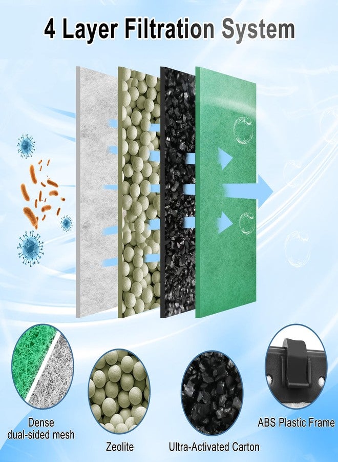 driamor 10 Pack Medium Filter Cartridges Replacement Compatible with Whisper 10i/IQ10/PF10 Aquarium Filter 5-10 Gallons - Image 4