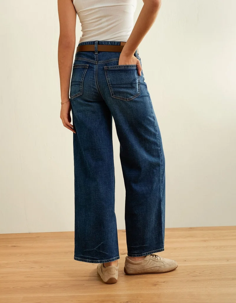 American Eagle AE Dreamy Drape Super High-Waisted Baggy Wide-Leg Jean