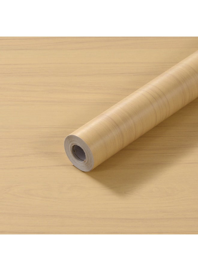 Anna 45cm x 10m Waterproof, Moisture-Proof, and Oil-Proof Faux Wood Grain Self-Adhesive Wallpaper for Home Renovation  - Image 1