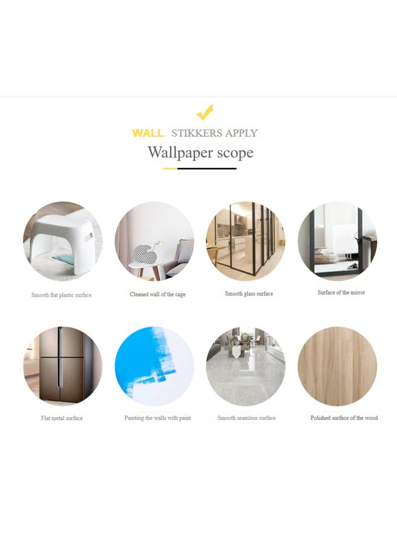 Anna 45cm x 10m Waterproof, Moisture-Proof, and Oil-Proof Faux Wood Grain Self-Adhesive Wallpaper for Home Renovation  - Image 3