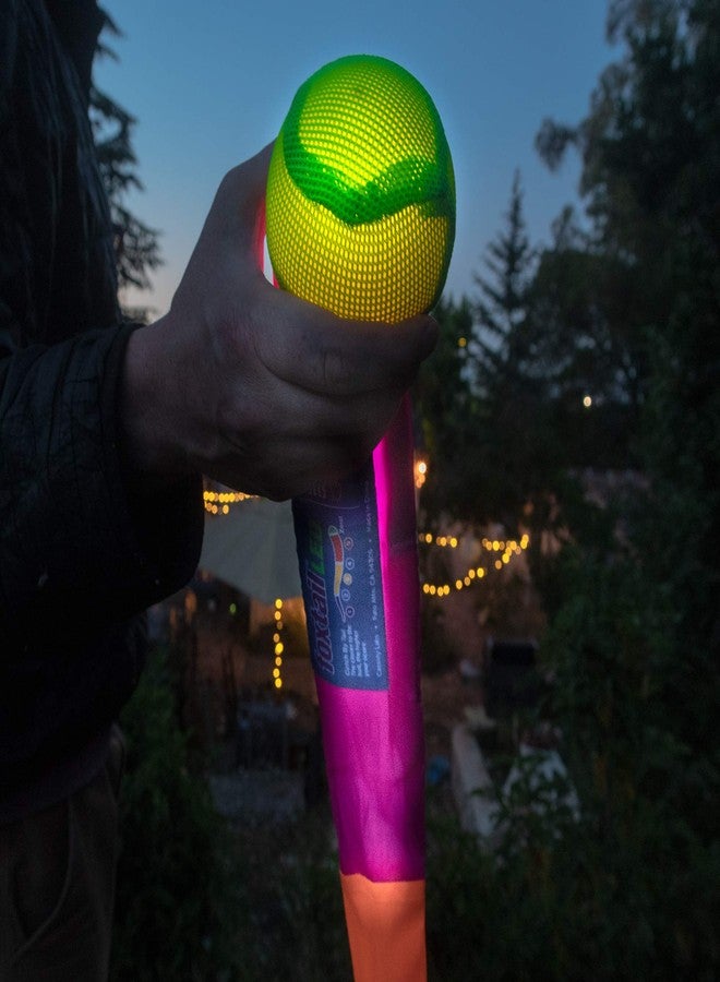Foxtail LED - Outdoor Throw and Catch Light Up Game - Foam Ball & Tail Glow at Night - Play in The Dark - Fun Gift Idea for Kids & Adults, Boys & Girls - Image 2