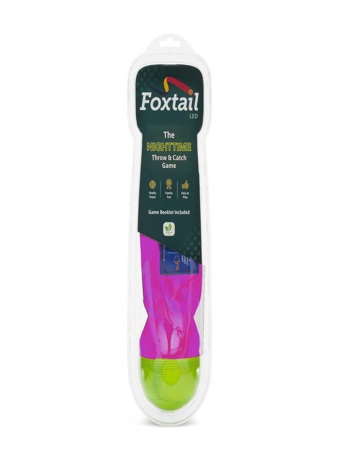 Foxtail LED - Outdoor Throw and Catch Light Up Game - Foam Ball & Tail Glow at Night - Play in The Dark - Fun Gift Idea for Kids & Adults, Boys & Girls - Image 4