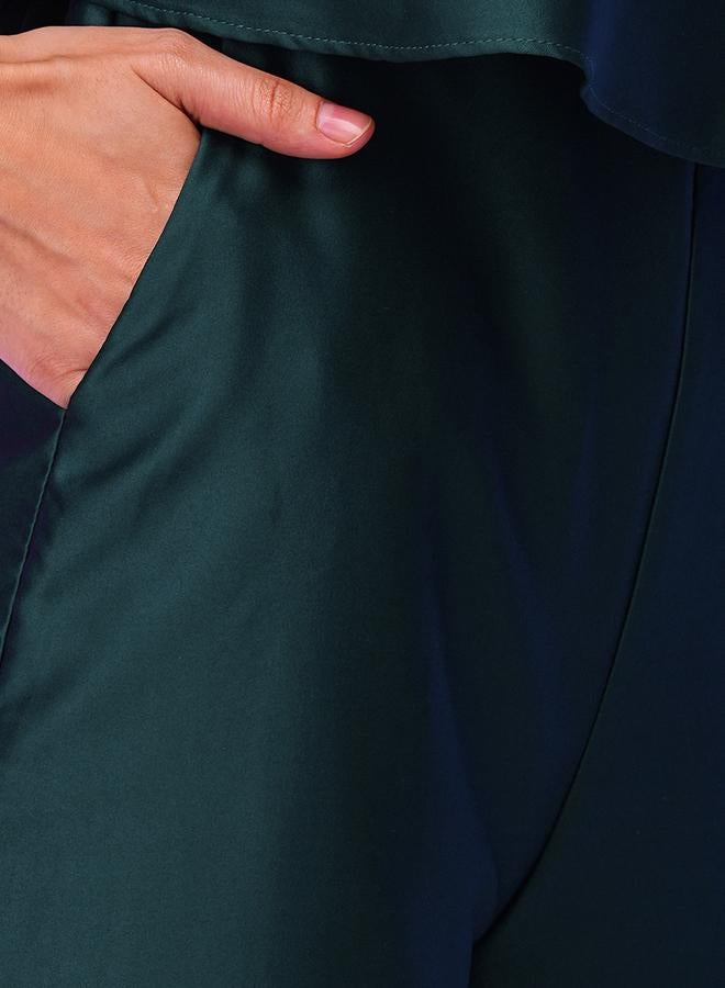 globus One Shoulder Tie-Up Detail Jumpsuit - Image 5