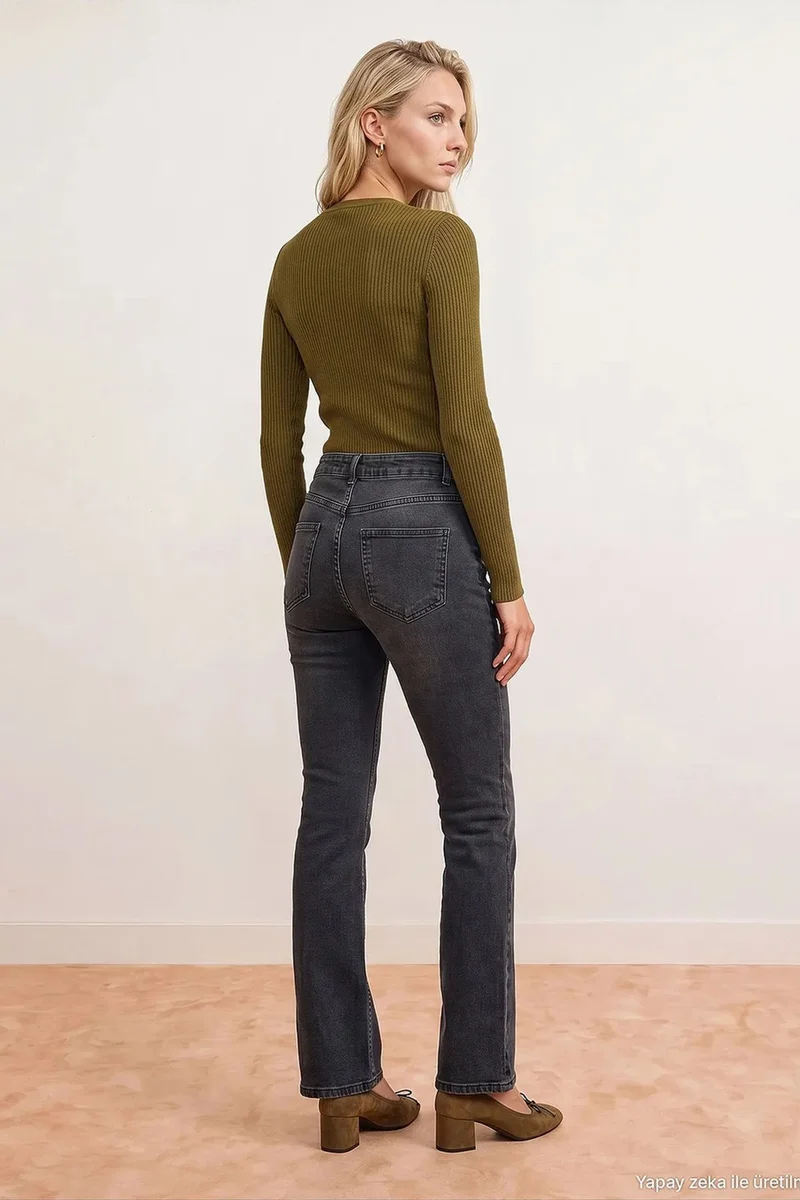 Dilvin Dark Grey DILVIN Women's Jeans for Women | Best Price UAE