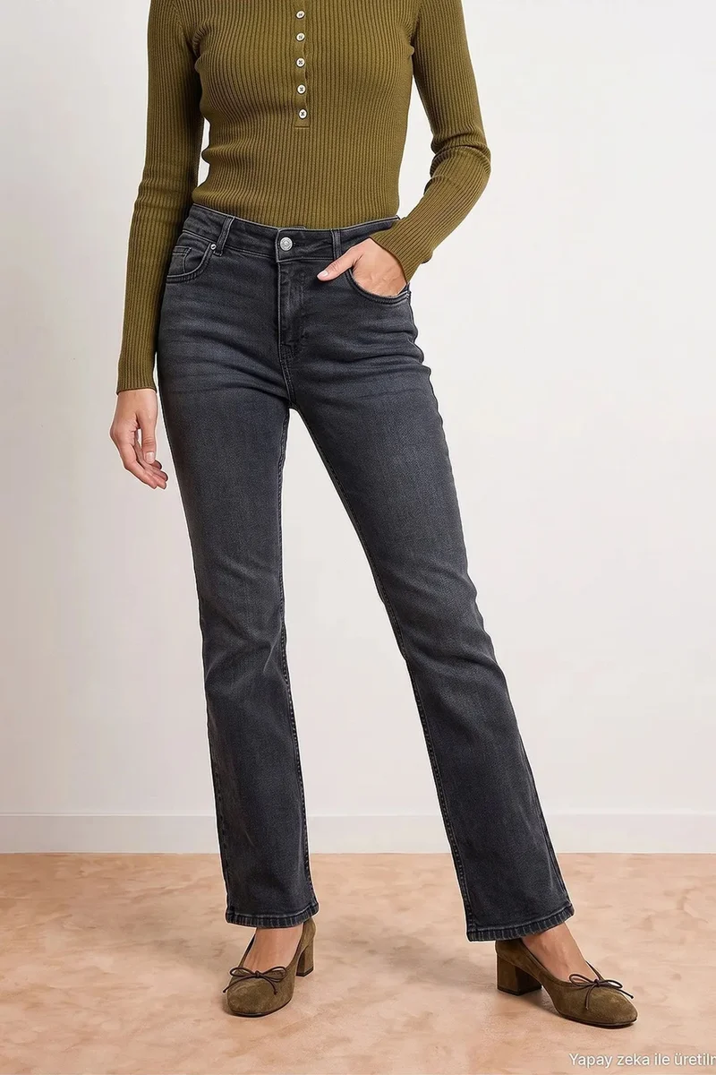 Dilvin Dark Grey DILVIN Women's Jeans for Women | Best Price UAE
