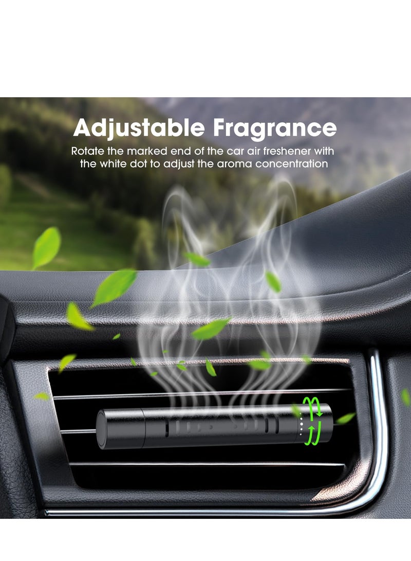 Car Air Fresheners, Car Fresheners Clip Set with 5 Essential Oil Scents and 5 Refill Sticks, Car Diffuser Vent Clip for Women Men Automotive Fragrance Decoration Accessories - Image 4