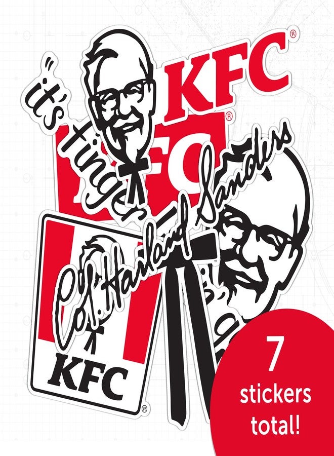 Desert Cactus KFC Sticker Kentucky Fried Chicken Sticker Vinyl Decals Laptop Water Bottle Car Scrapbook T2 (Type 2-4) - Image 4