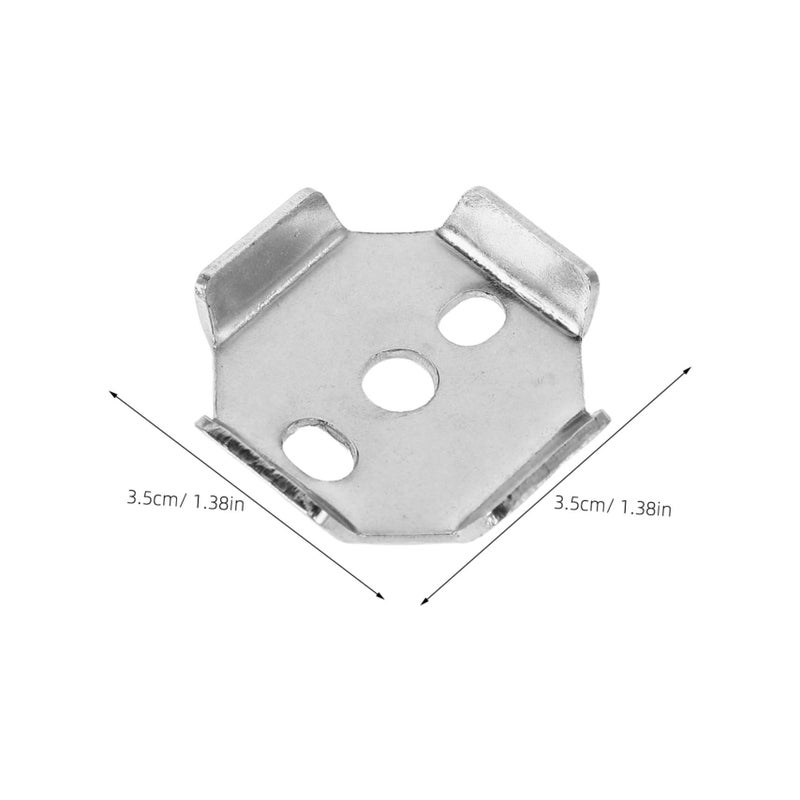 2Pcs Stainless Steel Toilet Paper Holder Mounting Kit Replacement Hardware Easy Install - Image 3