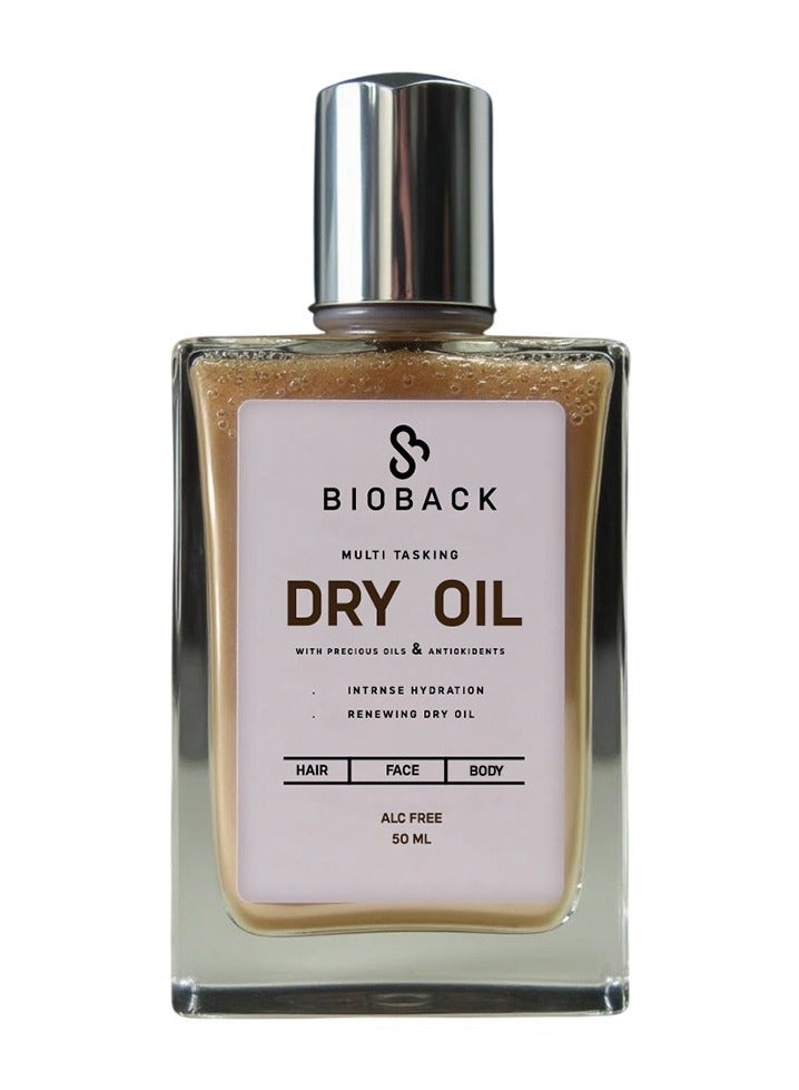 BIOBACK SHIMMERING DRY OIL 50 mi. & Hair perfume and mist with rose scentBundle - Image 2