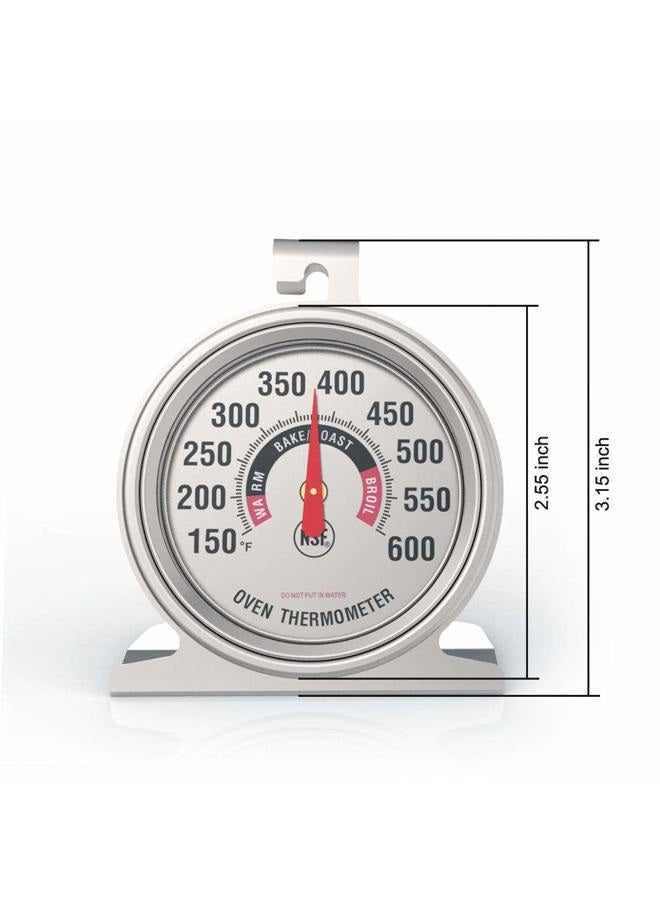 Efeng Large 3" Dial Oven Thermometer for Gas Oven - NSF-approved accurately easy-to-read extra large clearly display shows marked temperatures for Professional and Home Kitchens Cooking (1) - Image 3