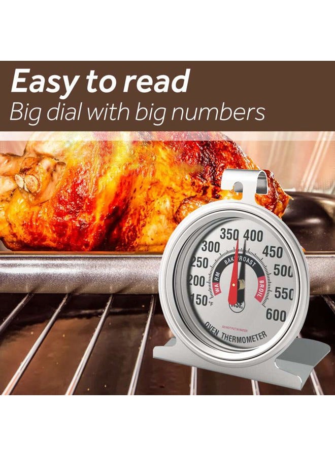 Efeng Large 3" Dial Oven Thermometer for Gas Oven - NSF-approved accurately easy-to-read extra large clearly display shows marked temperatures for Professional and Home Kitchens Cooking (1) - Image 4