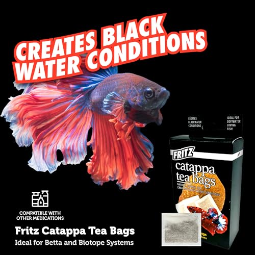 Fritz Aquatics Betta Botanicals for Betta and Community Fish Aquariums (Cattapa Tea Bags - 10ct) - Image 5