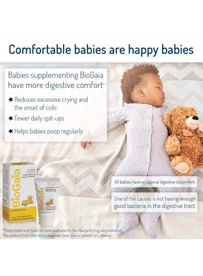 بيوجايا بروتيكتيس بيبي، قطرات بروبيوتيك، 100 مليون وحدة تشكيل مستعمرة، 0.17 أونصة سائلة (5 مل) - Image 2
