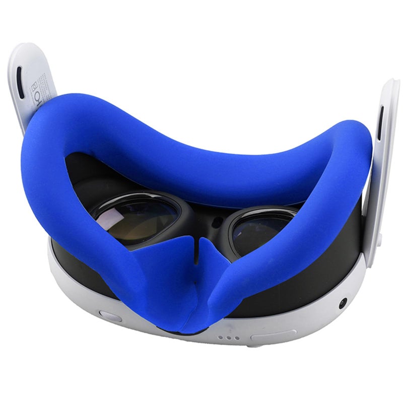 Silicone Foam Eye Mask Face Cover for Meta Quest 3,VR Eye Mask Light-Blocking Nose Pad Face Pad Cushion Compatible for Oculus Quest 3 Headset VR Accessories - Image 2