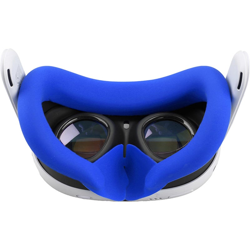 Silicone Foam Eye Mask Face Cover for Meta Quest 3,VR Eye Mask Light-Blocking Nose Pad Face Pad Cushion Compatible for Oculus Quest 3 Headset VR Accessories - Image 4