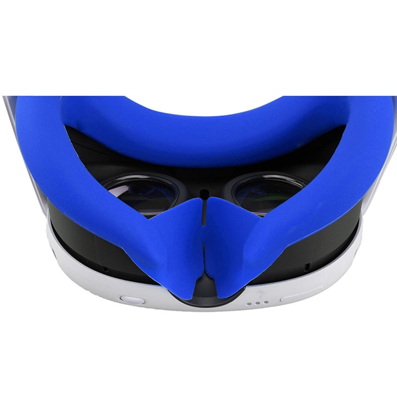 Silicone Foam Eye Mask Face Cover for Meta Quest 3,VR Eye Mask Light-Blocking Nose Pad Face Pad Cushion Compatible for Oculus Quest 3 Headset VR Accessories - Image 3
