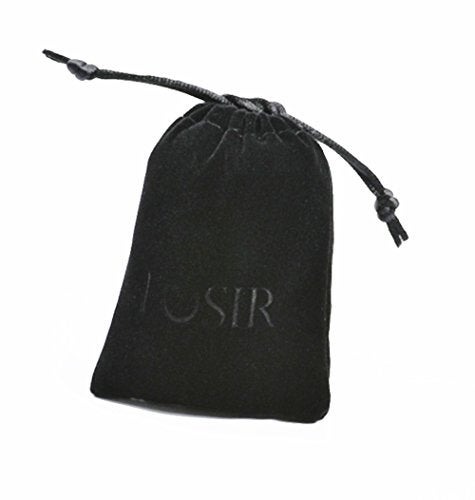FOSIR Titanium Necklace for Men, Titanium Bullet Pendant Necklace for Men and Women Stainless Steel Rolo Chain - Image 5