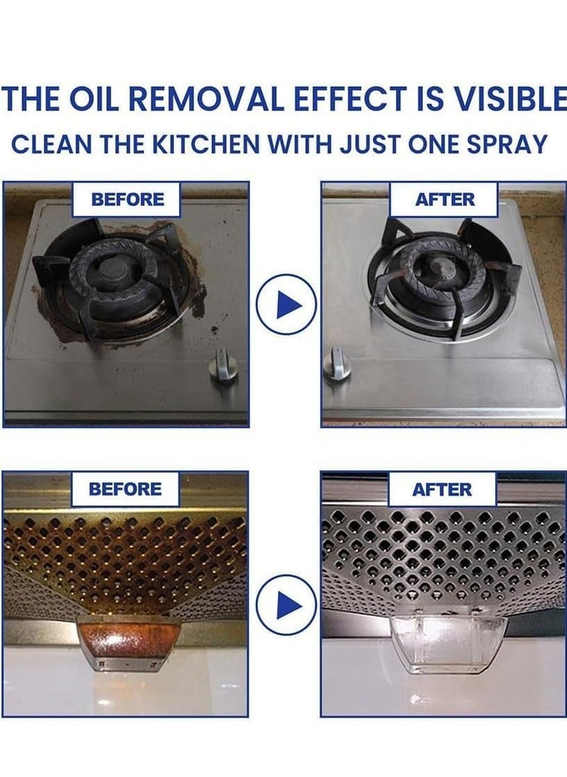 Generic - All-Round Kitchen Cleaning Foam, Bubble Cleaner Foaming Heavy Oil Stain Cleaner, All Purpose Bubble Cleaner Kitchen Deep Cleaning Spray, Stubborn Grease Grime Remover - Image 1