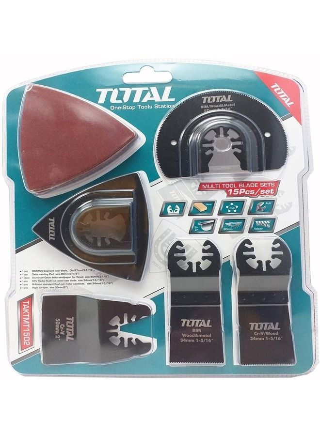 TOTAL Reciprocating Saw Blades Multi Tools Spare Parts Set 