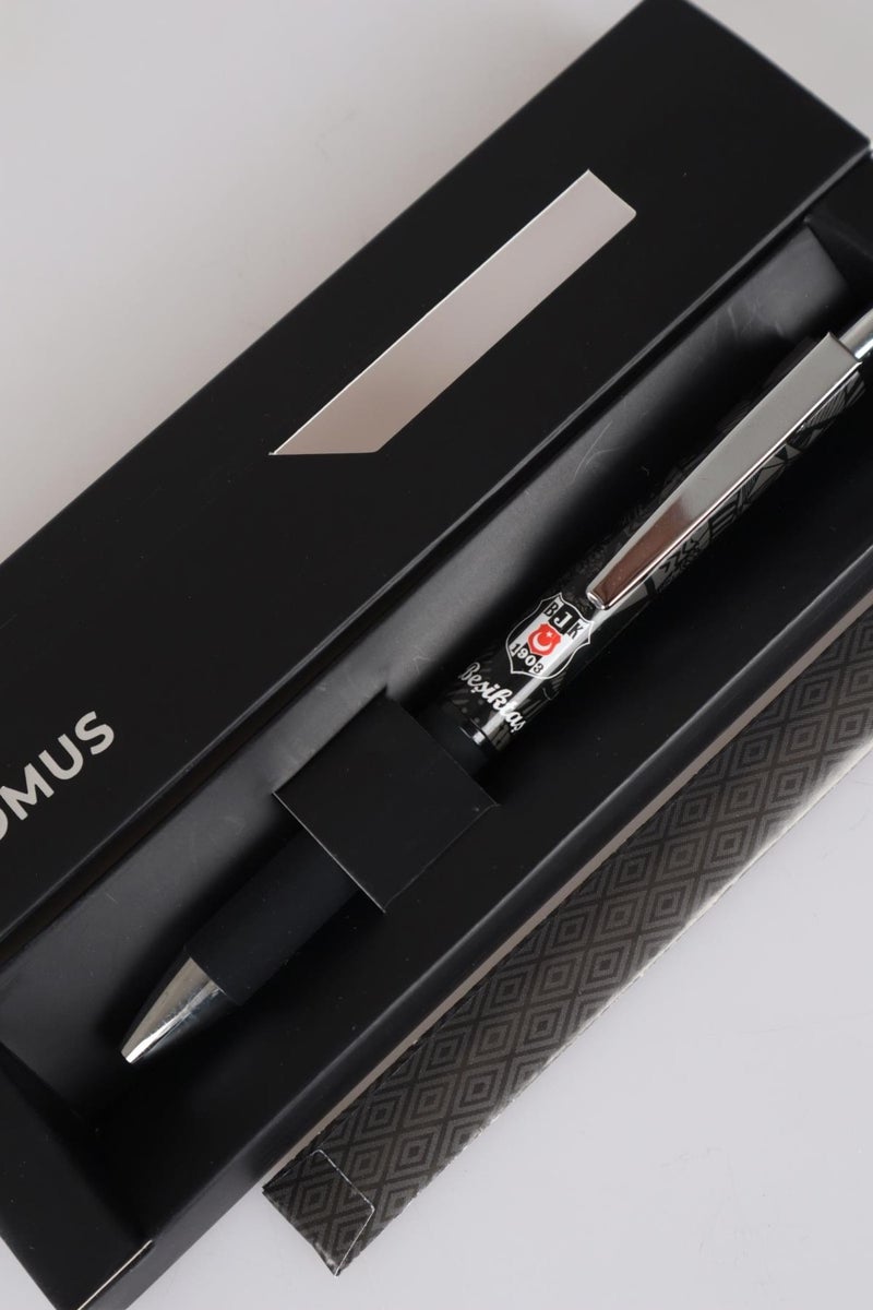 Beşiktaş Dekomus Special Boxed Licensed Hybrid Ink Mechanical Ballpoint Pen 